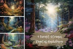 بک گراند جنگل رویایی
