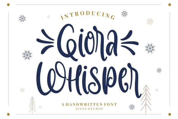 فونت فانتزی Giora Whisper