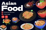 آیکون غذای آسیایی