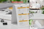 موکاپ تقویم رومیزی
