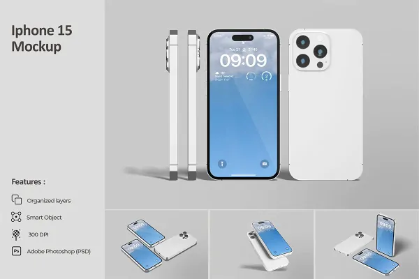 موکاپ آیفون 15