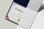 موکاپ لوح تقدیر و سرتیفیکیت - 7