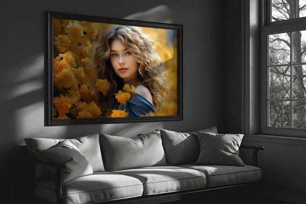موکاپ قاب عکس عریض و بزرگ