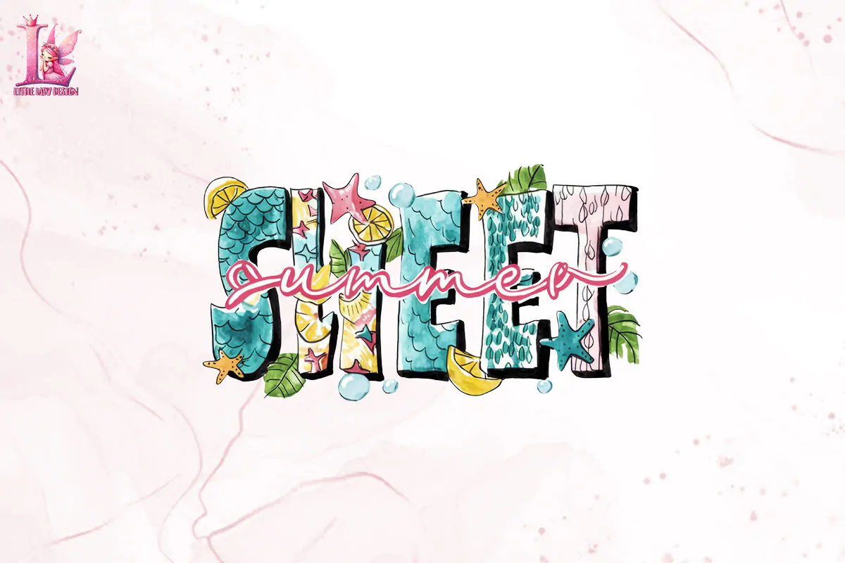 طرح تیشرت Sweet Summer