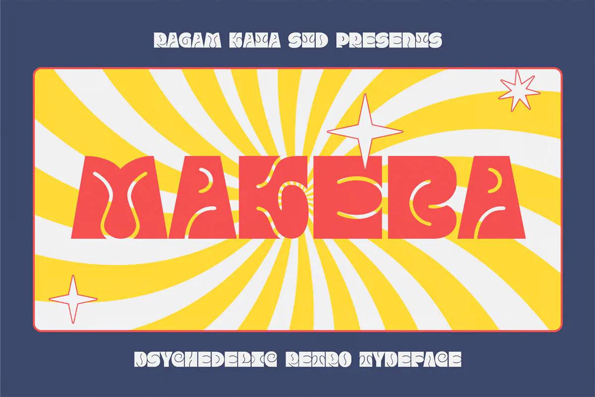 فونت طرح دار Makeba