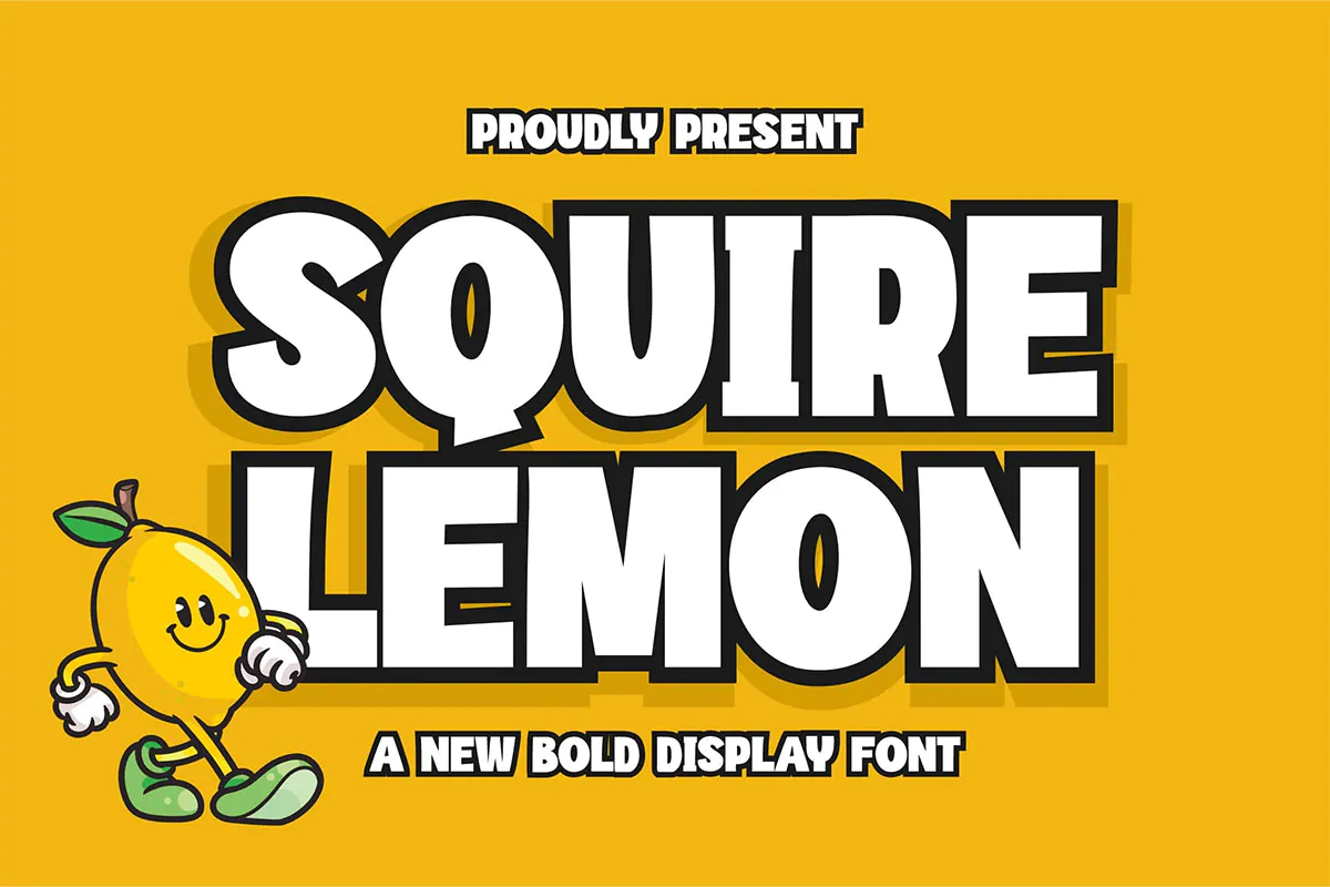 فونت Squire Lemon