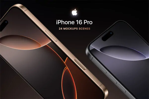 24 موکاپ آیفون 16 پرو