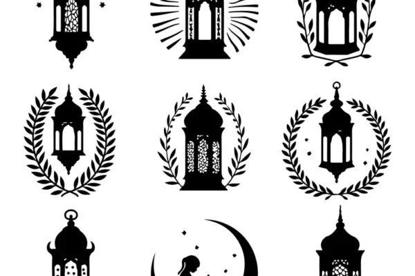 طرح وکتور فانوس ماه رمضان