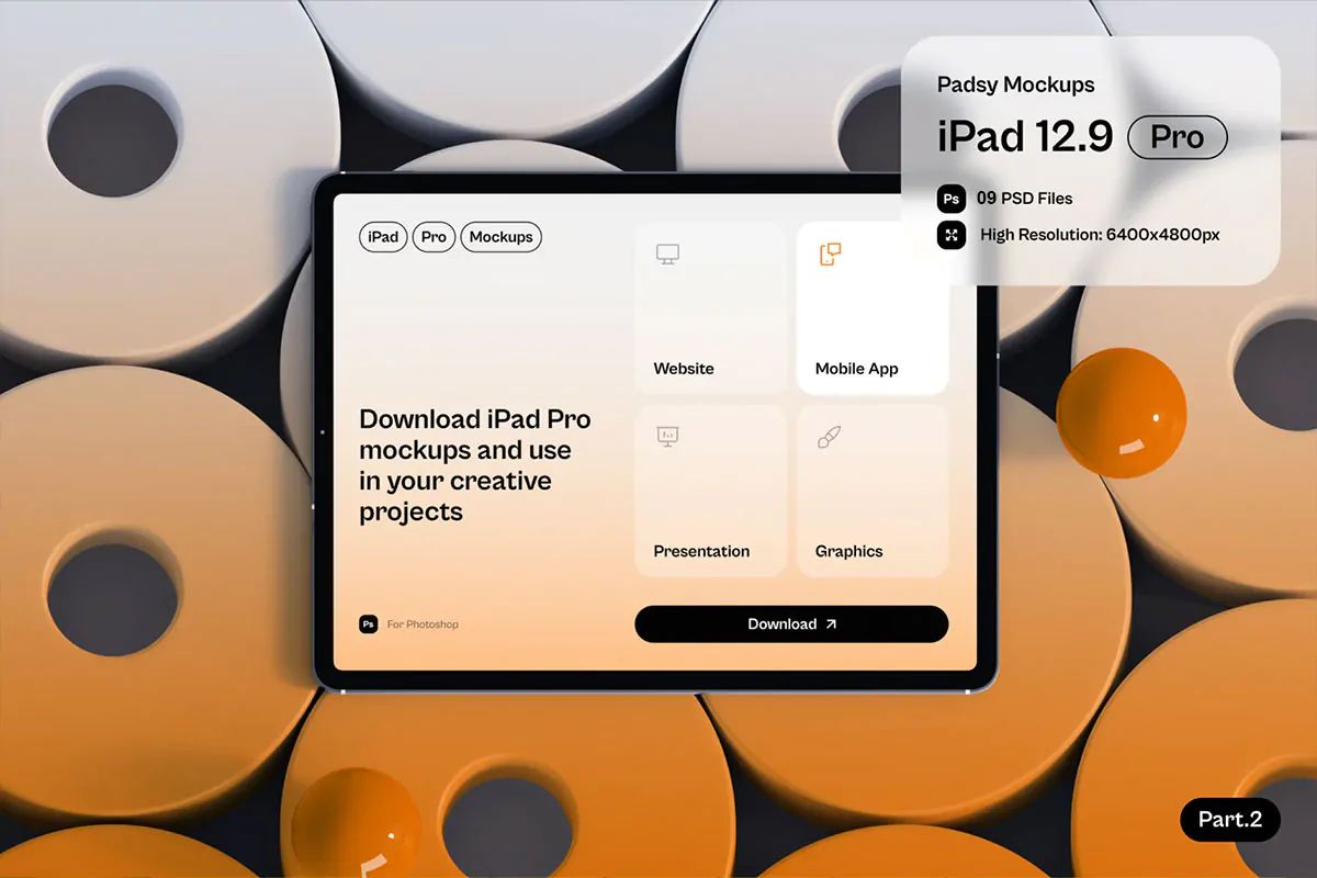 موکاپ iPad Pro