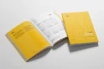 موکاپ کتاب با جلد نازک