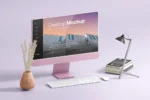 موکاپ صفحه نمایش دسکتاپ