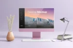 موکاپ صفحه نمایش دسکتاپ