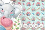 استیکر ناز و فانتزی حیوانات + پترن