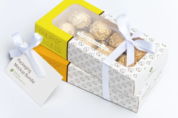 موکاپ جعبه شیرینی