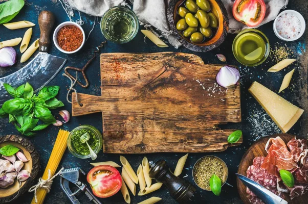 مواد اولیه غذاهای ایتالیایی
