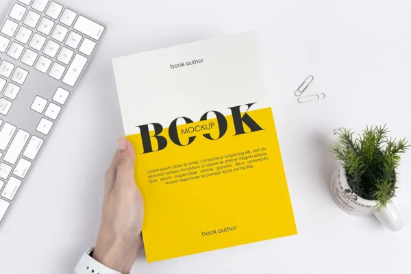 موکاپ کتاب رایگان – 4 فایل