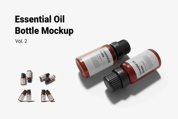 موکاپ بطری روغن گیاهی