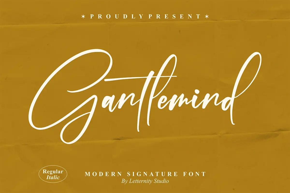 فونت خوشنویسی Gantlemind