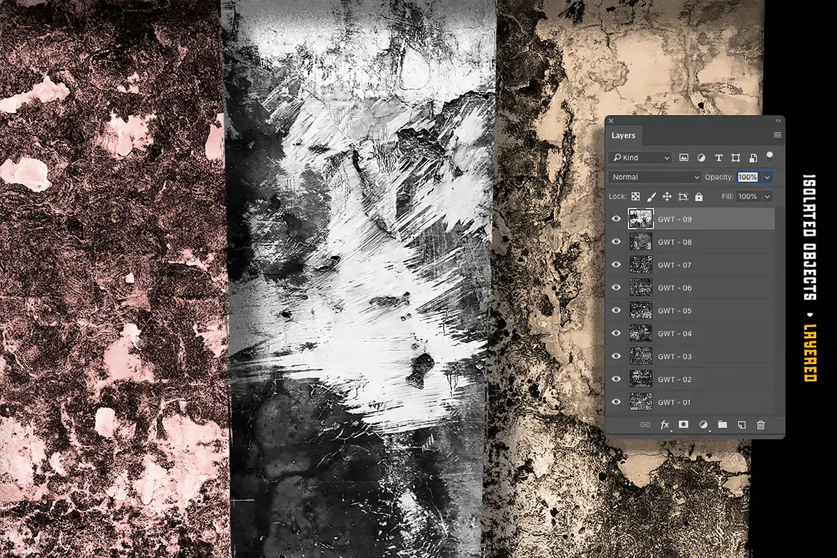 مجموعه تکسچر دیوار گرانج - تصویر 2 - 1 مجموعه تکسچر دیوار گرانج - تصویر 2 - 1