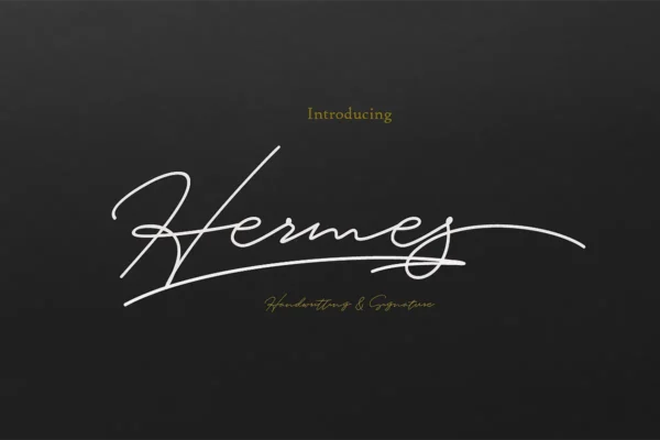 فونت امضایی Hermes
