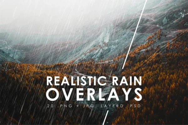افکت بارش باران روی عکس