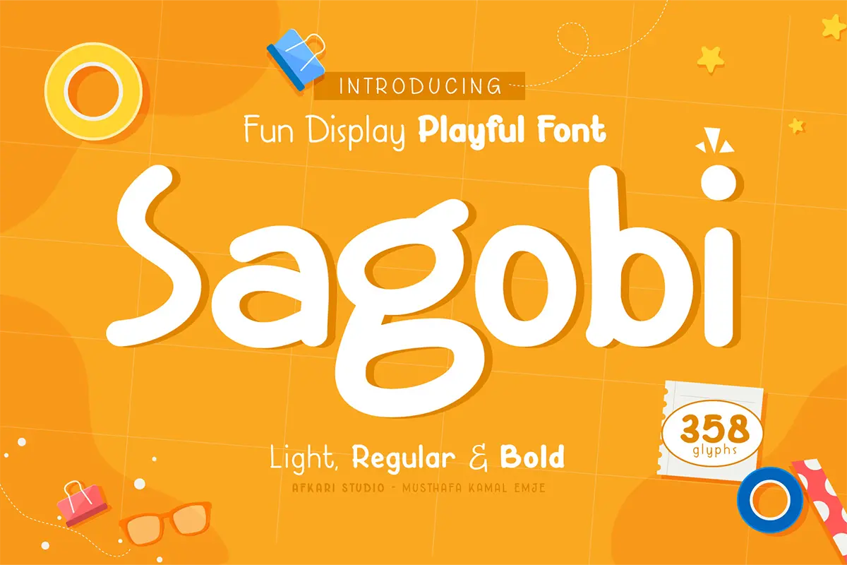 فونت بازیگوش Sagobi
