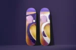 موکاپ اسکیت برد