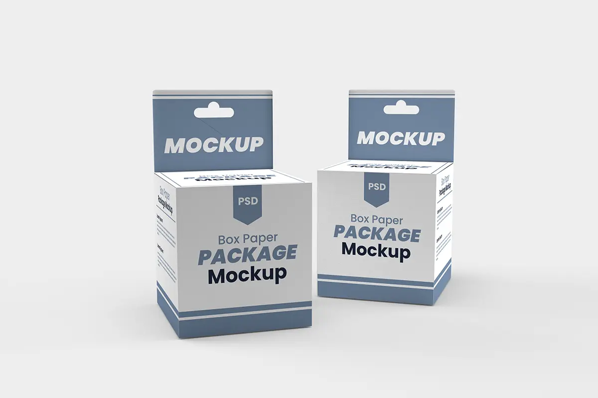 موکاپ جعبه مربعی - 4 موکاپ جعبه مربعی - 4