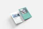 موکاپ بروشور سه لت مربعی
