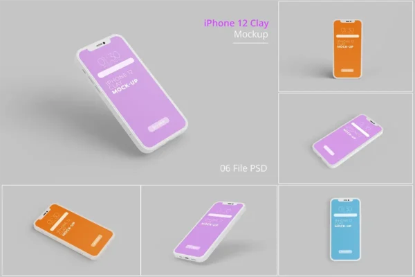 موکاپ اپلیکیشن روی صفحه گوشی
