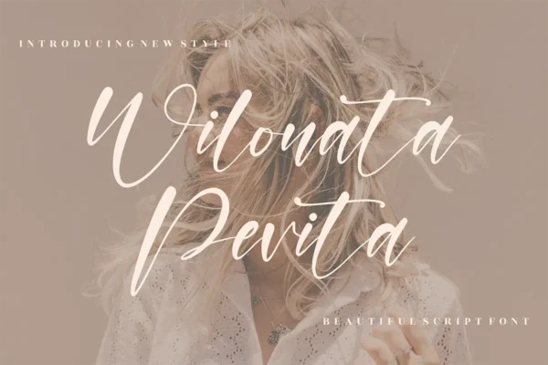 فونت دست‌نویس Wilonata Pevita - 8