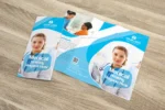 طرح لایه باز بروشور سه لت پزشکی - 5