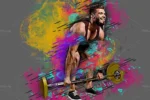 اکشن فتوشاپ ایجاد افکت لکه های جوهر - 12