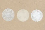 پارچه توری رومیزی ابریشمی - 7