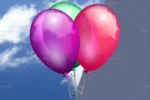 کلیپ آرت بادکنک رنگی PNG - 11