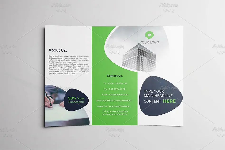 فایل psd بروشور 3 لت شرکتی - 3 فایل psd بروشور 3 لت شرکتی - 3