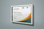 طرح لایه باز Certificat - 7 طرح لایه باز Certificat - 7