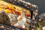 قاب و فریم عکس فلزی با گویهای چوبی - 9 قاب و فریم عکس فلزی با گویهای چوبی - 9