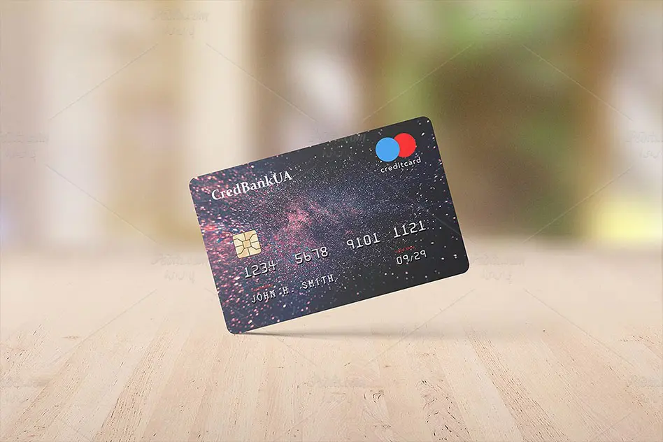 موکاپ و پیش نمایش کارت بانکی - 5 موکاپ و پیش نمایش کارت بانکی - 5