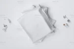 موکاپ و پیش نمایش پارچه تاخورده - 9