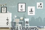 موکاپ دیوار و قاب عکس اتاق کودک - 18 موکاپ دیوار و قاب عکس اتاق کودک - 18