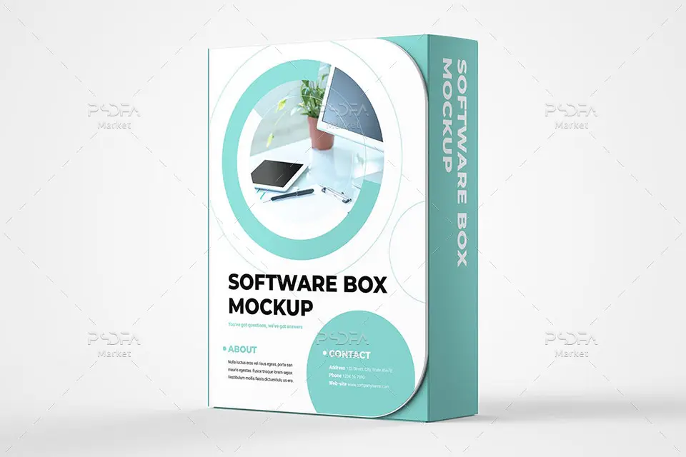 موکاپ جعبه و بسته نرم افزار - 3 موکاپ جعبه و بسته نرم افزار - 3