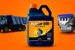 موکاپ ظرف 4 لیتری روغن موتور - 10 موکاپ ظرف 4 لیتری روغن موتور - 10