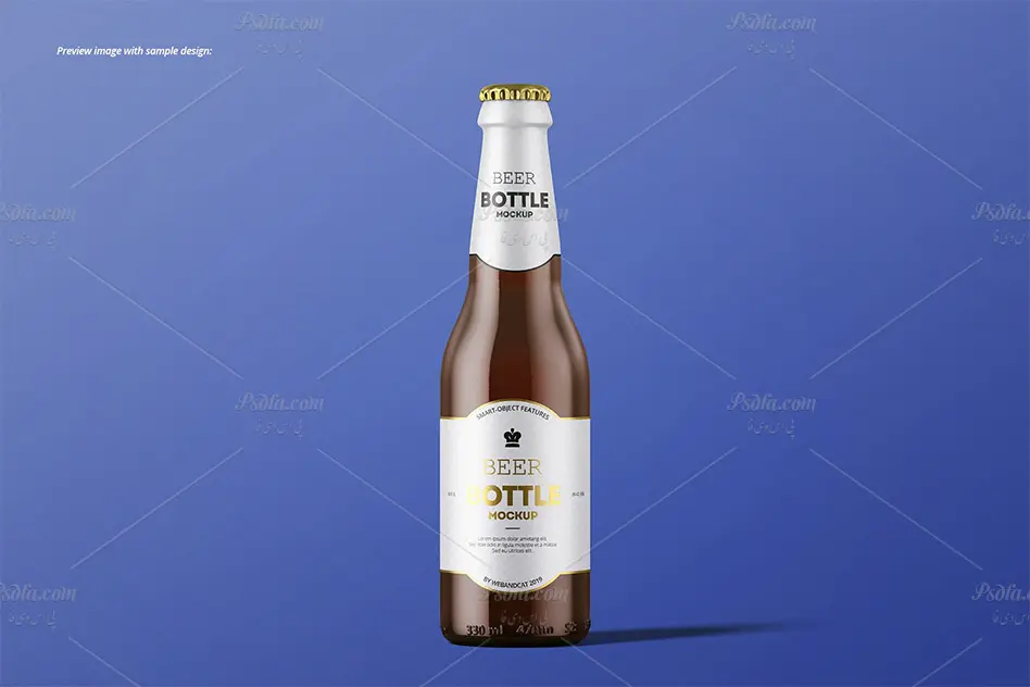 موکاپ بطری ماءالشعیر و دلستر - 2 موکاپ بطری ماءالشعیر و دلستر - 2