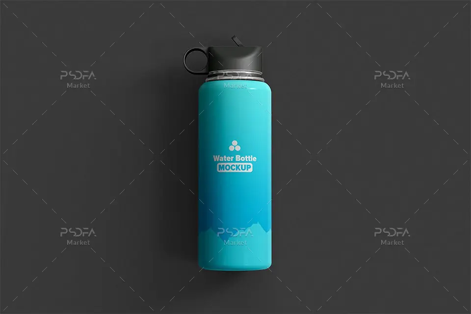 موکاپ قمقمه آب - 2 موکاپ قمقمه آب - 2