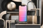 موکاپ موبایل آیفون ایکس iPhone X Mobile Mockup - 26