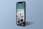 موکاپ و پیش نمایش موبایل آیفون ایکس - 15