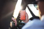 موکاپ آیفون ایکس در اتومبیل - 17