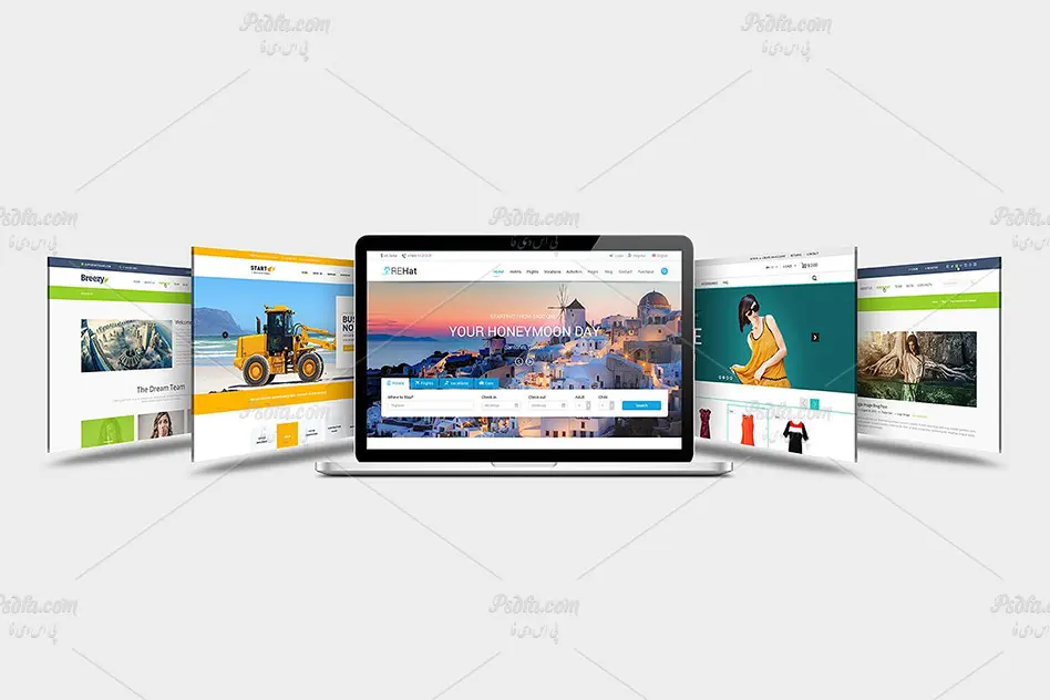 موکاپ و پیش نمایش مک بوک - 1 موکاپ و پیش نمایش مک بوک - 1