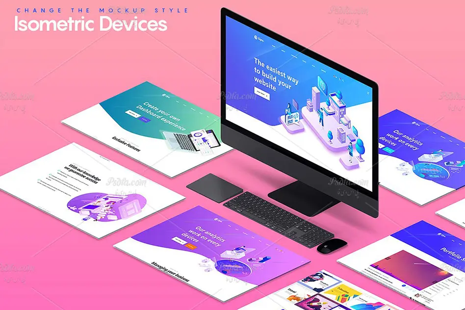 موکاپ و پیش نمایش صفحات وب - 2 موکاپ و پیش نمایش صفحات وب - 2